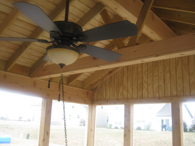 Porch Ceilings In Fort Wayne In Open Porches And Screened Porches